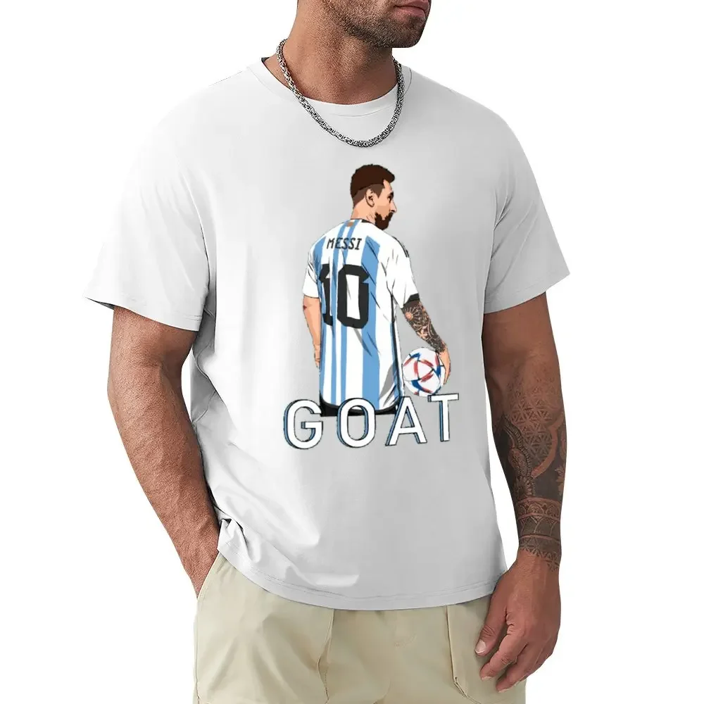 High Quality Casual Graphic Movement Tra CELEBRATION Lionel And Andrés And Messi And Argentina No.10 GOAT Caricature 50  Top Tee