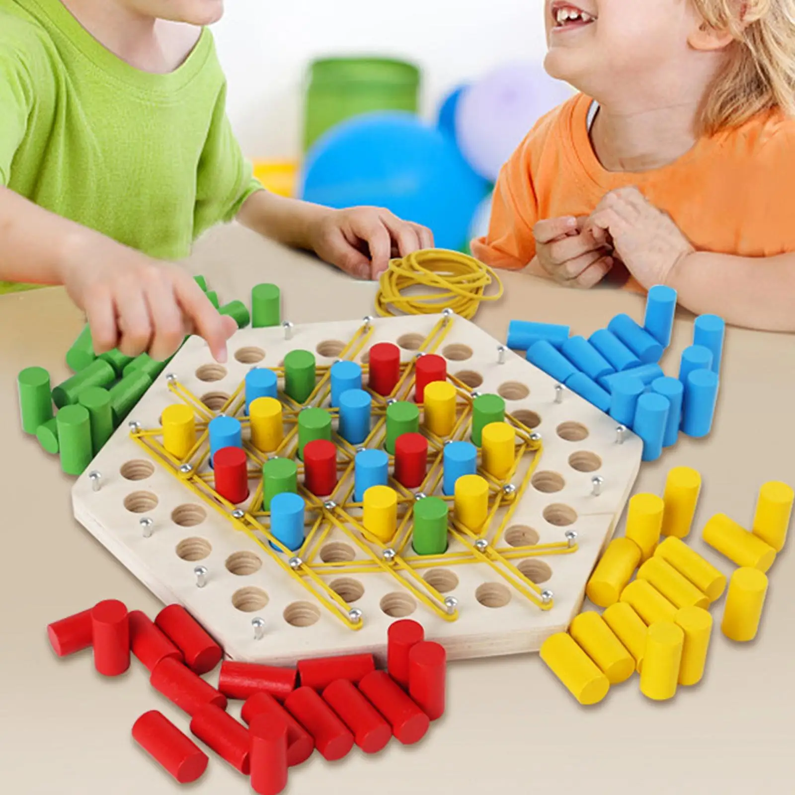 משחק אסטרטגיה משולש לוח משחק המוח משחק שחמט להגדיר תרגיל צעצוע montessori