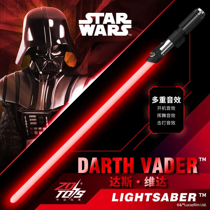Zd Toys Force Awakens Lightsaber Replica Star Wars Glowing Sound Making Cosplay Prop Collectible Birthday Present For Collectors