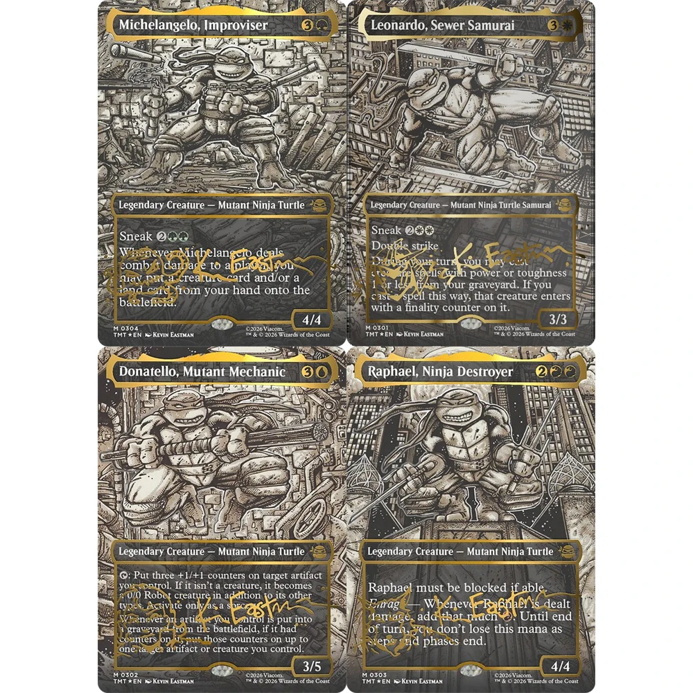 DIY TCG Collection Cards TMT M 0301 M 0302 0303 0304 Magical Proxy Self Made Single Card Classic Game Card
