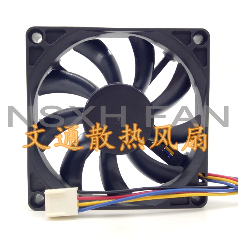 Ventilador de refrigeración FD1280-DP184C DC, 12V, 0.40A, 8015, 8cm/cm