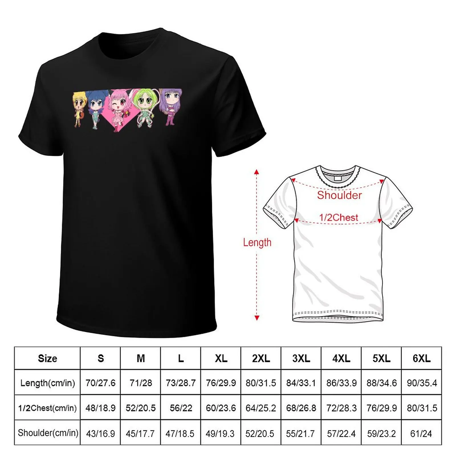 Tokyo Mew Mew Power T-Shirt Sports Casual Breathable Tee Shirt
