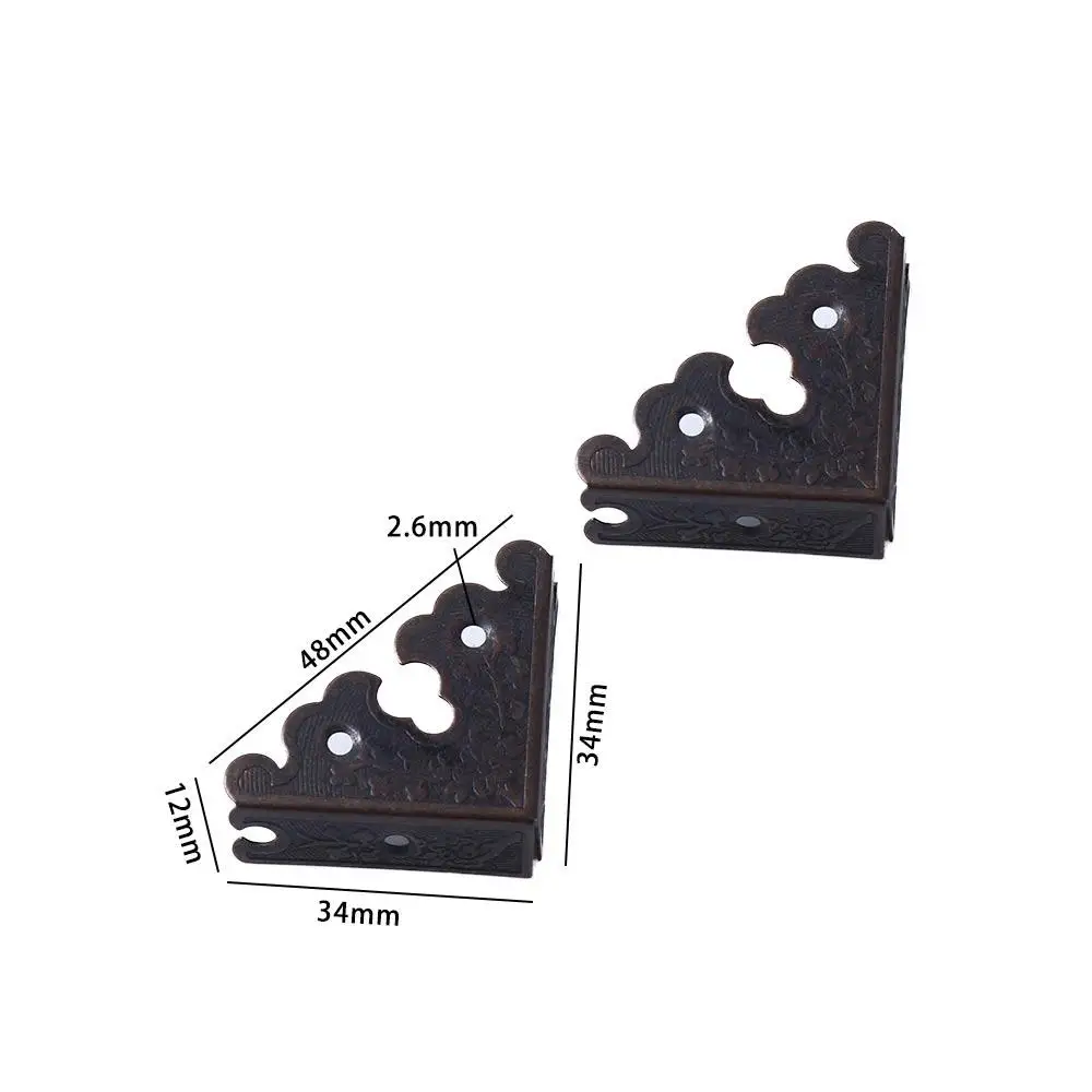 네일 가드가 있는 4개 세트 NlN 케이스 테이블 보호 장식용 보호대 코너 보호대 코너 브래킷 가구 하드웨어