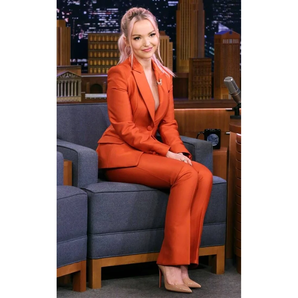 

Gorgeous Women Suit Smart Casual Formal Occasion Female Clothing Banquet Custom 2 Pieces Blazer Sets
