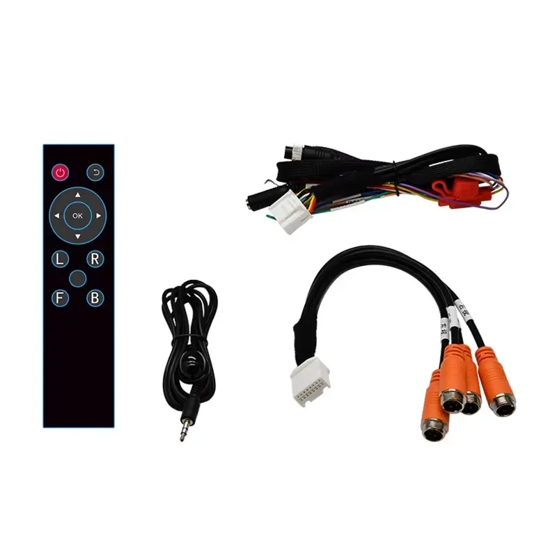 4CH 1080P Blind Spot Detection 360 AVM Surround View Panoramic Camera System for Truck Bus Motorhome