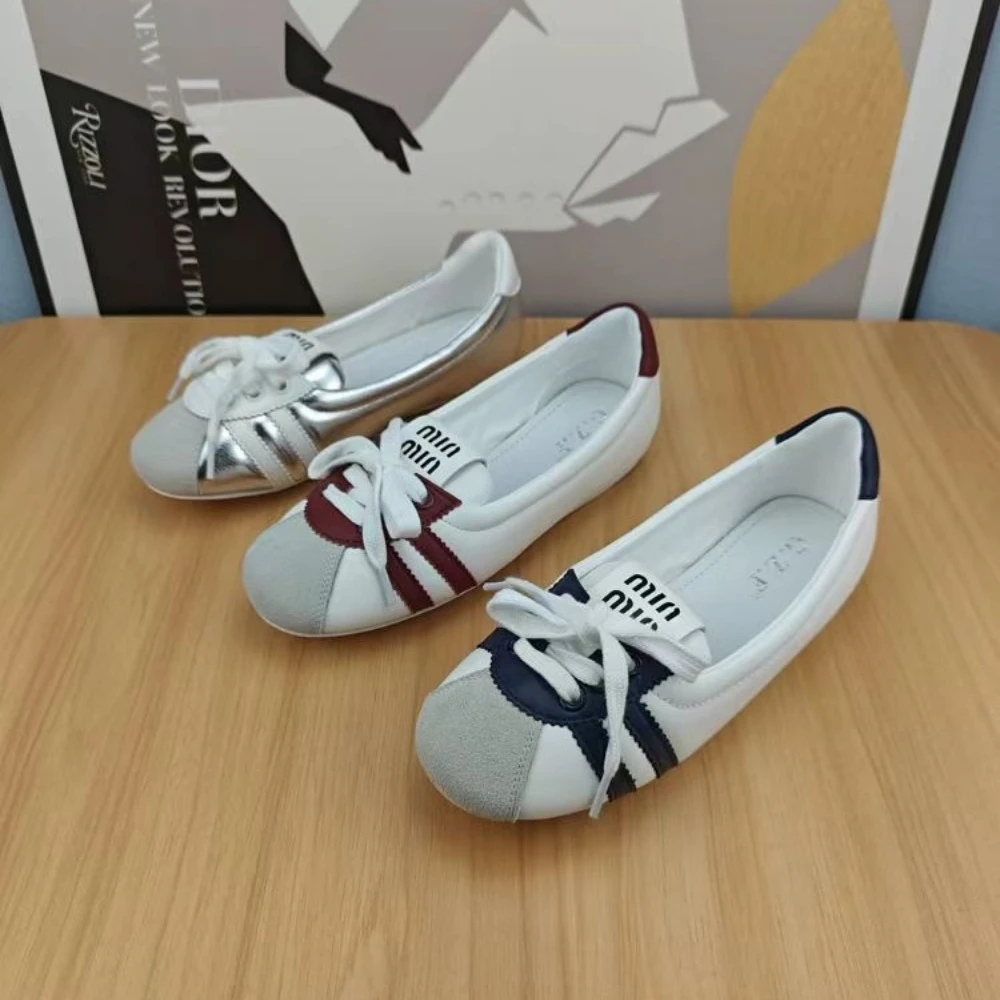 

Женская модная спортивная разноцветная повседневная обувь на плоской подошве, туфли дерби на шнуровке, женская повседневная спортивная обувь