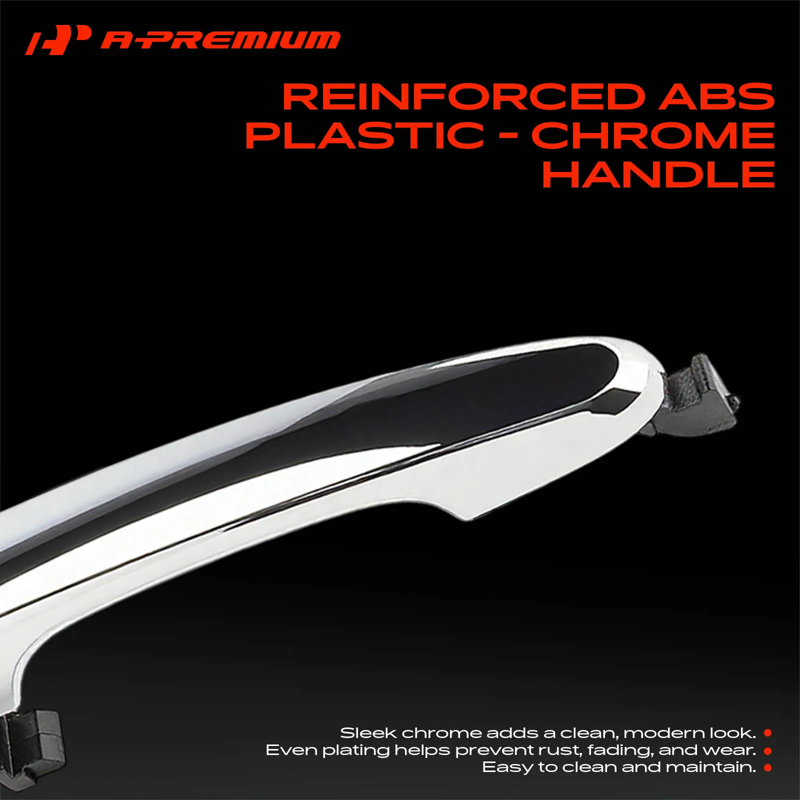 A-Premium 2Pcs Front Chrome Exterior Door Handle for Kia Sorento 2011-2015