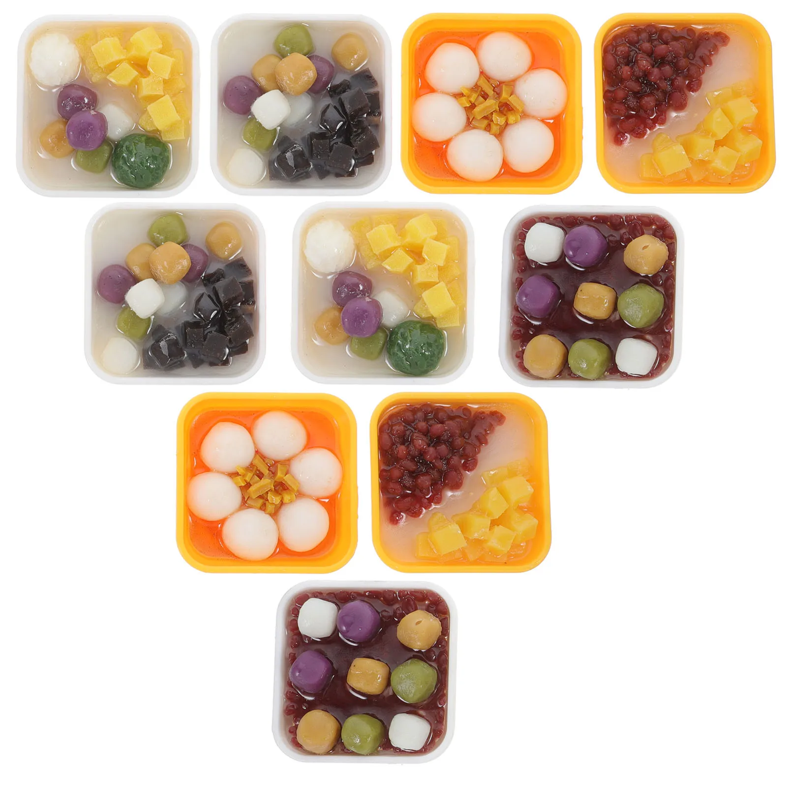 

10pcs Resin Food Shaped Fridge Magnets Bright Color Funny Design Magnetic Surface Adsorption For Home Office Decoration