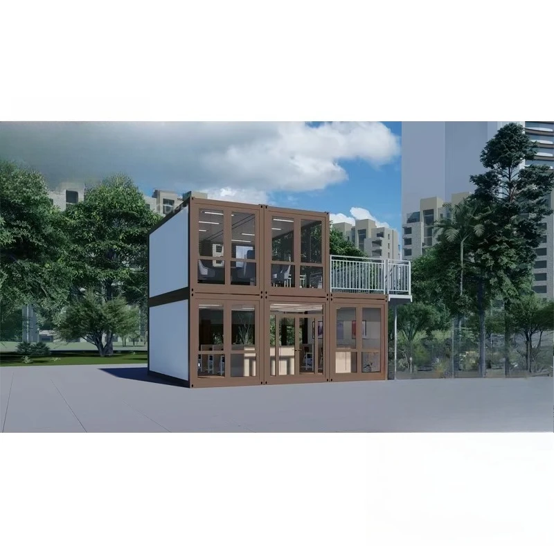 The Office Prefab Container House Space With Toilet Is Convenient And Can Be Used In The Construction Industry