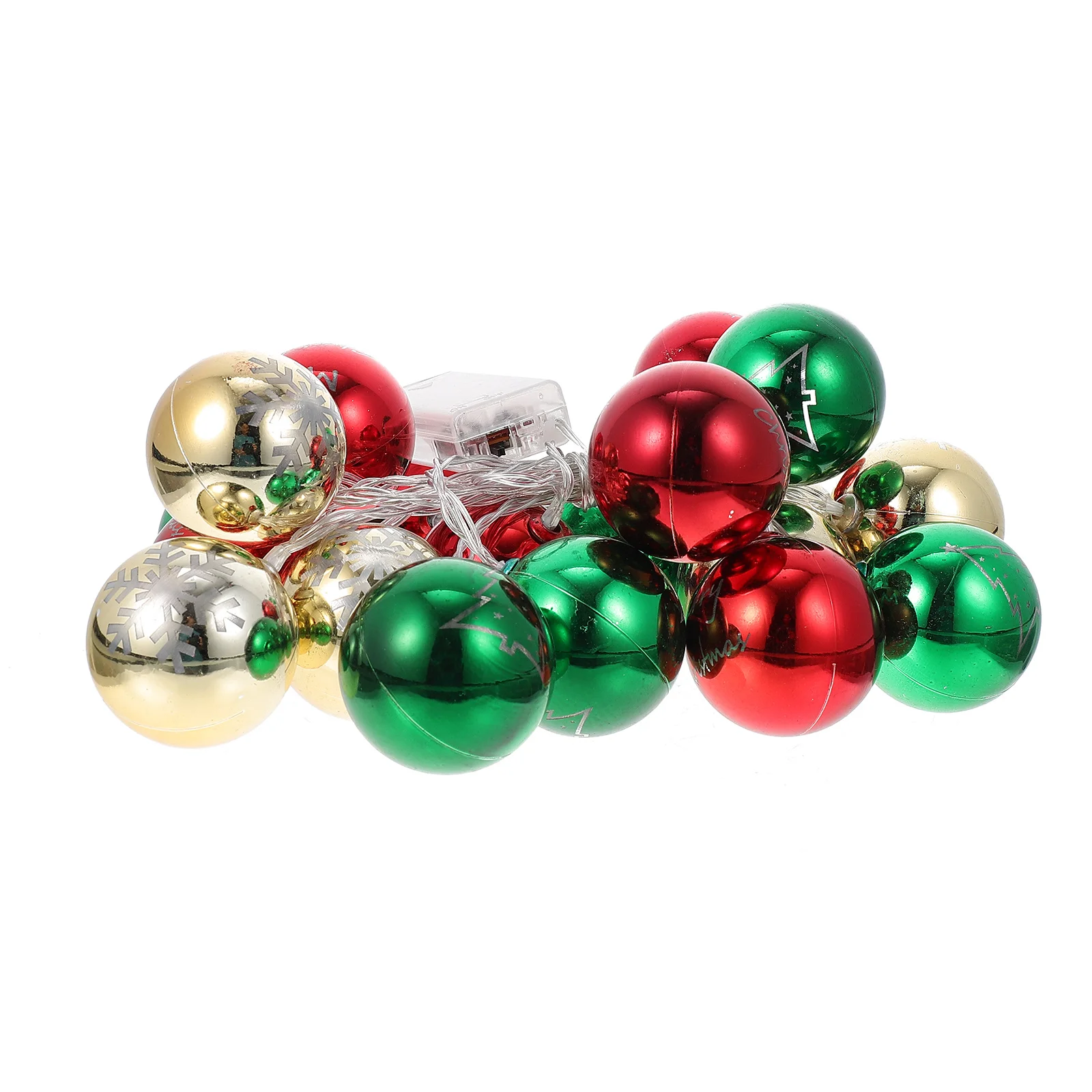 1 قطعة عيد الميلاد الملونة الكرة سلسلة مصباح الإبداعية عيد الميلاد ضوء زخرفة مهرجان مصباح للزينة لعيد الميلاد الطرف الديكور #2