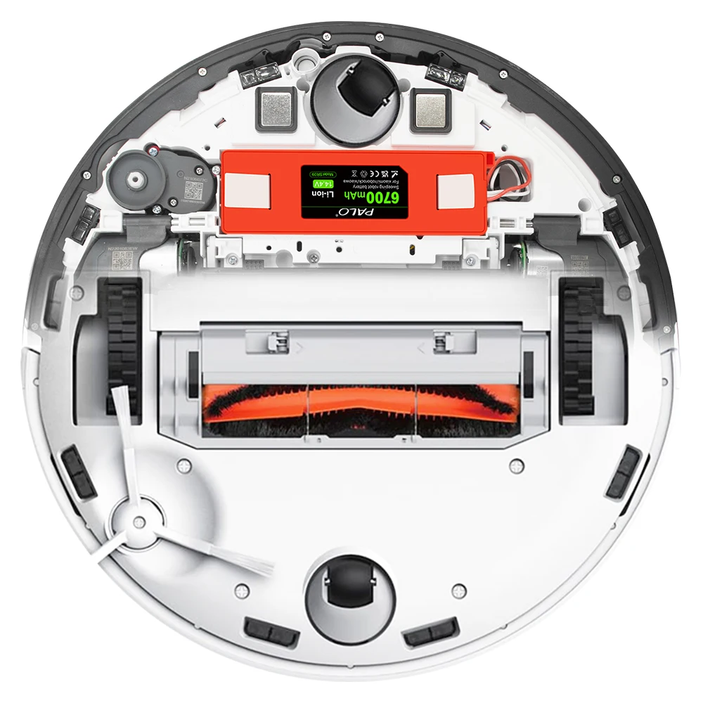 Imagem -05 - Bateria de Substituição do Aspirador de pó Robótico de 6700mah para o Robô Xiaomi Roborock S50 S51 S55 Bateria do Li-íon das Peças Sobresselentes do Acessório