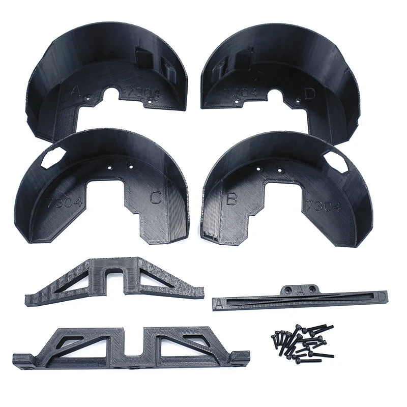 For 1/7 Hyper Go MJXRC 7304 POLO Remote Control Car RC Cars Truck Fenders Wing Wheel Arch