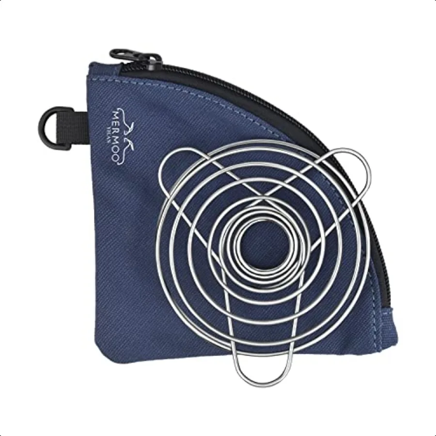 

Капельница для кофе, складной держатель фильтра для заливки с сумкой для хранения, складная многоразовая капельница для кофе из нержавеющей стали для Campi