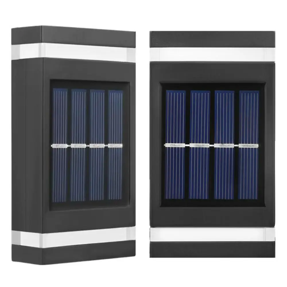 Super Bright Solar LED Light Waterproof Energy Saving Wall Mount Lamp Easy Installation Modern Outdoor Wall Lantern Balcony