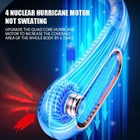 Ventilateur de cou portable USB Lenovo sans pales, silencieux, pour extérieur, idéal pour les personnes paresseuses, avec fonction de refroidissement et de climatisation. 5