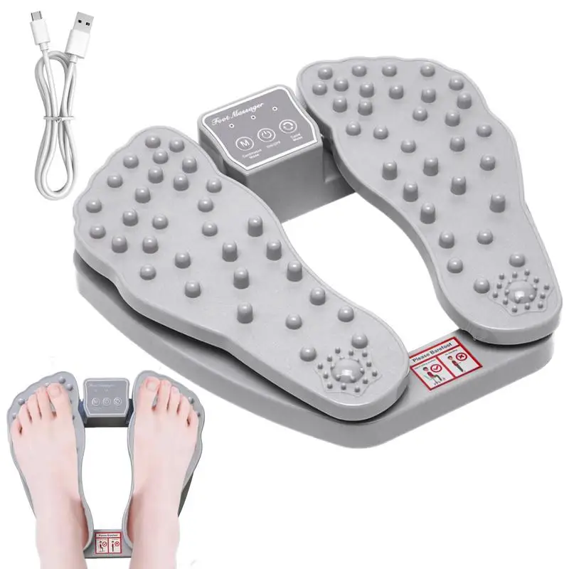 

Electric Foot Massager Discomfort Relief Relaxation Portable Tired Muscle Relief Remote Control Electric Foot Massager