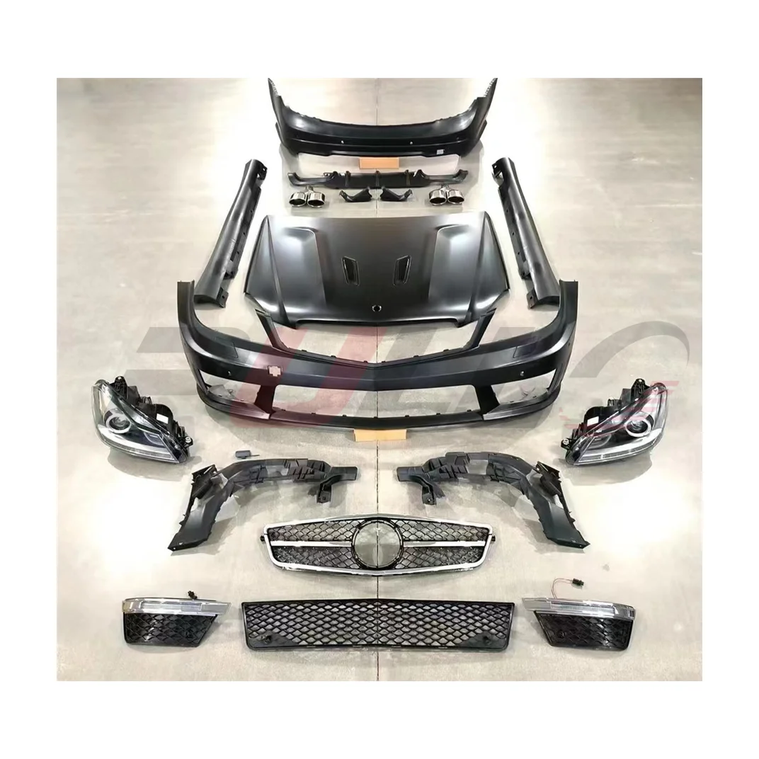 

Mercedes-benz High Quality Body Kit Car Part Front Bumper For Mercedes Benz W204 C180 C200 C260 C300 2008-2014 Carton 1 Set