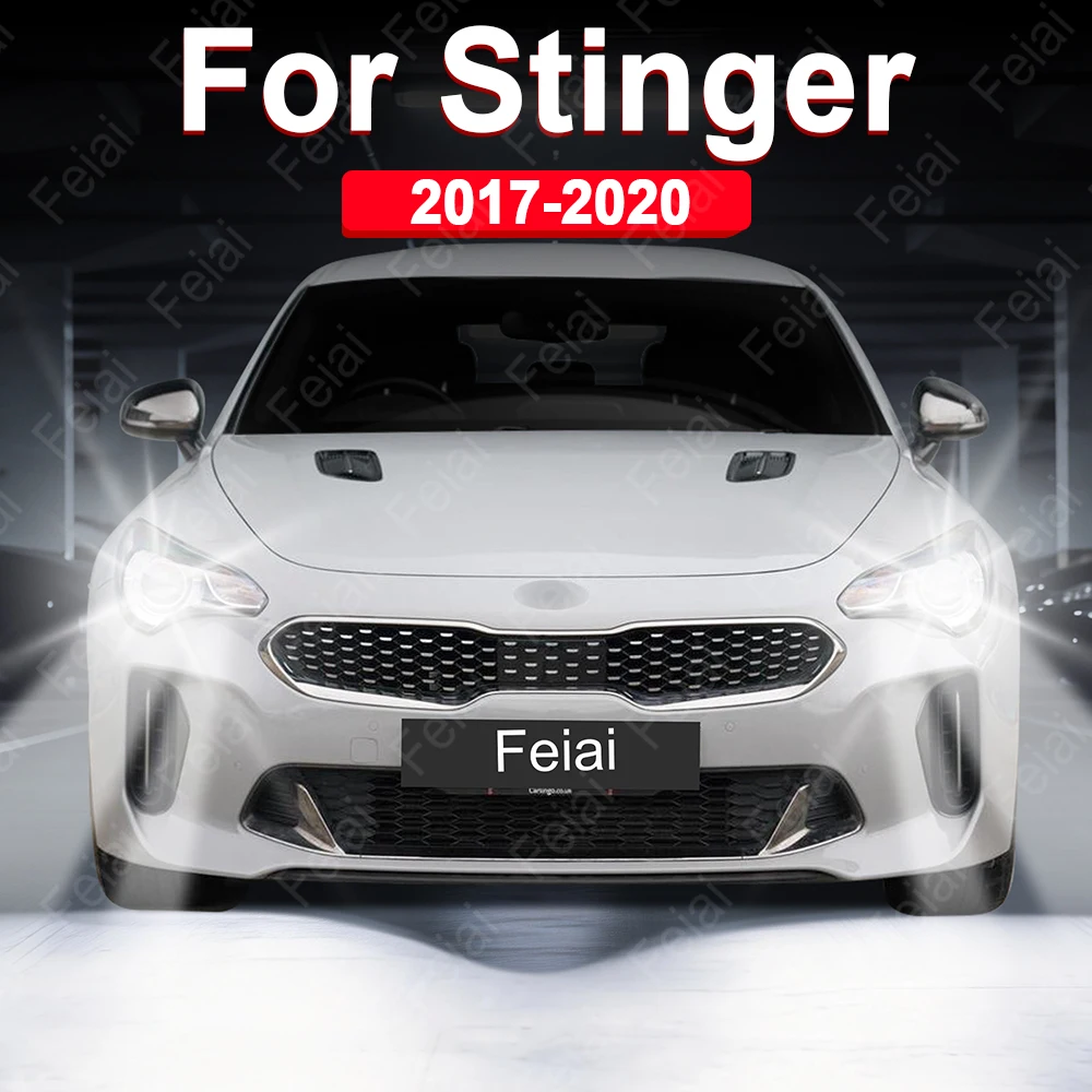 

Светодиодная лампа для фар Kia Stinger 2017-2020: Сверхъяркие автомобильные фары высокой мощности, 2 шт.
