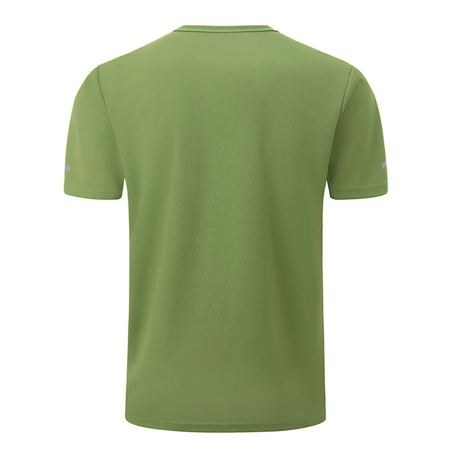 2/4/6-teiliges Four Seasons Herren-T-Shirt in einfarbiger Farbe mit Rundhalsausschnitt und kurzen Ärmeln und bedruckten Bündchen, Jugend-Sport- und Freizeitmode-T-Shirt – Detail 19