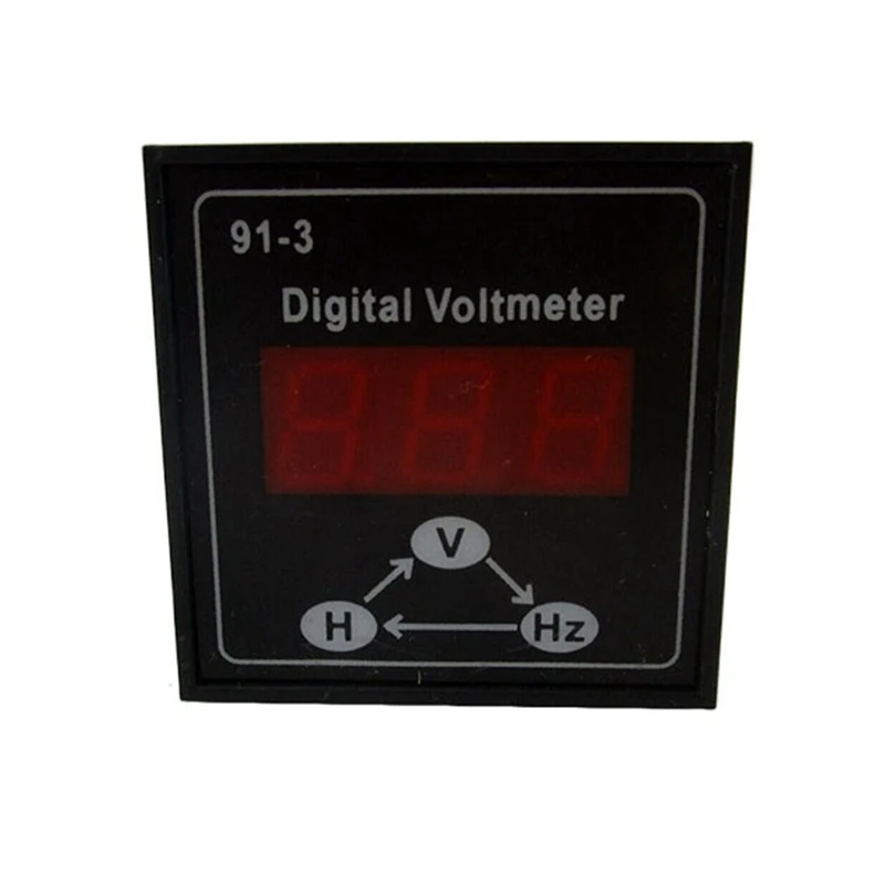 91-3 Digital Voltmeter for Gasoline Diesel Generator Accessories 220V 380V Single Phase 3 Phase Voltage Meter Home Tool