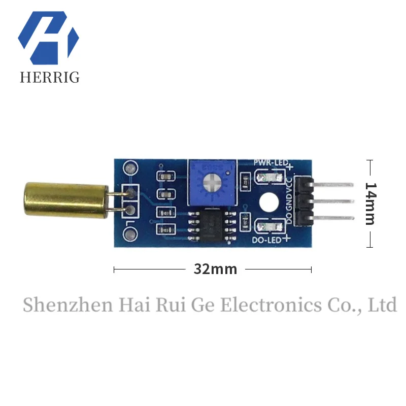 

Angle tilt sensor module SW-520D ball switch microcontroller vibration switch sensor module