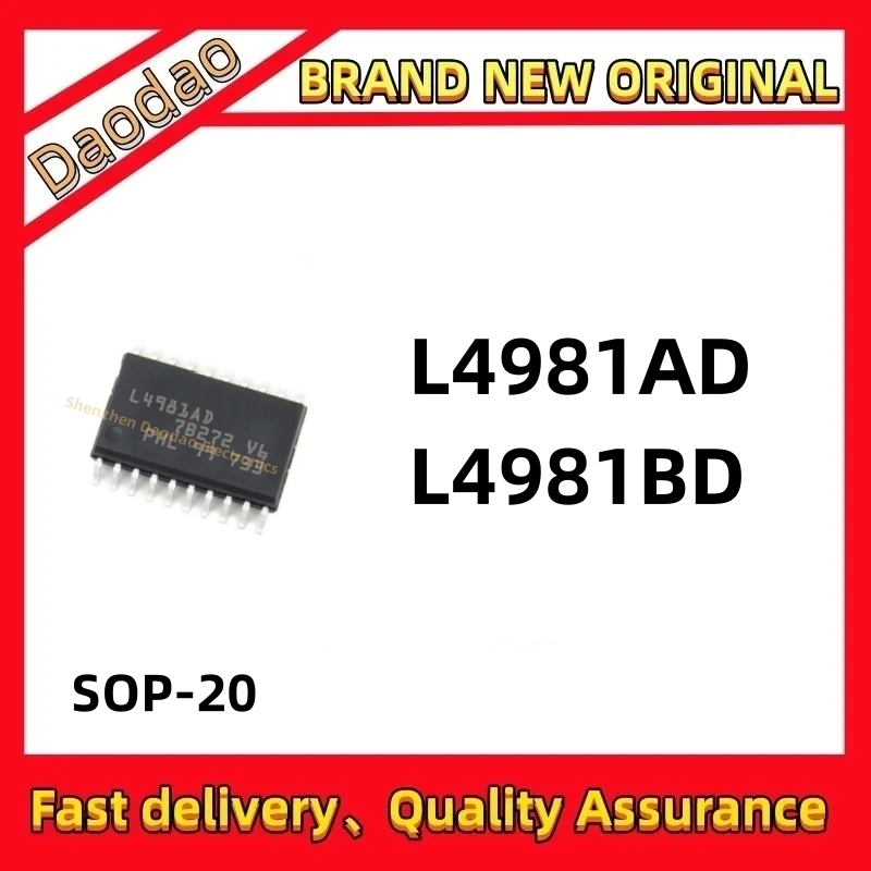 10Pcs L4981AD013TR L4981BD013TR L4981AD L4981BD L4981 IC Chip SOP-20 New original