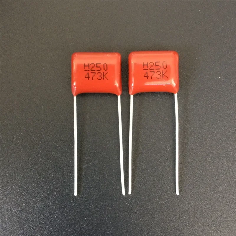 

10pcs/10pcs CBB capacitor 473 250V 473K 0.047uF 47nF P10 CBB21 Metallized Polypropylene Film Capacitor