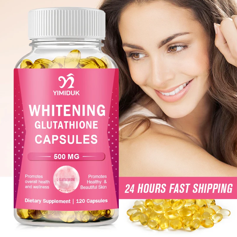 

Glutathione Capsules Collagen, Antioxidant Anti-Aging, Boosting Immunity, Glowing Skin, Skin Whitening Health Supplement