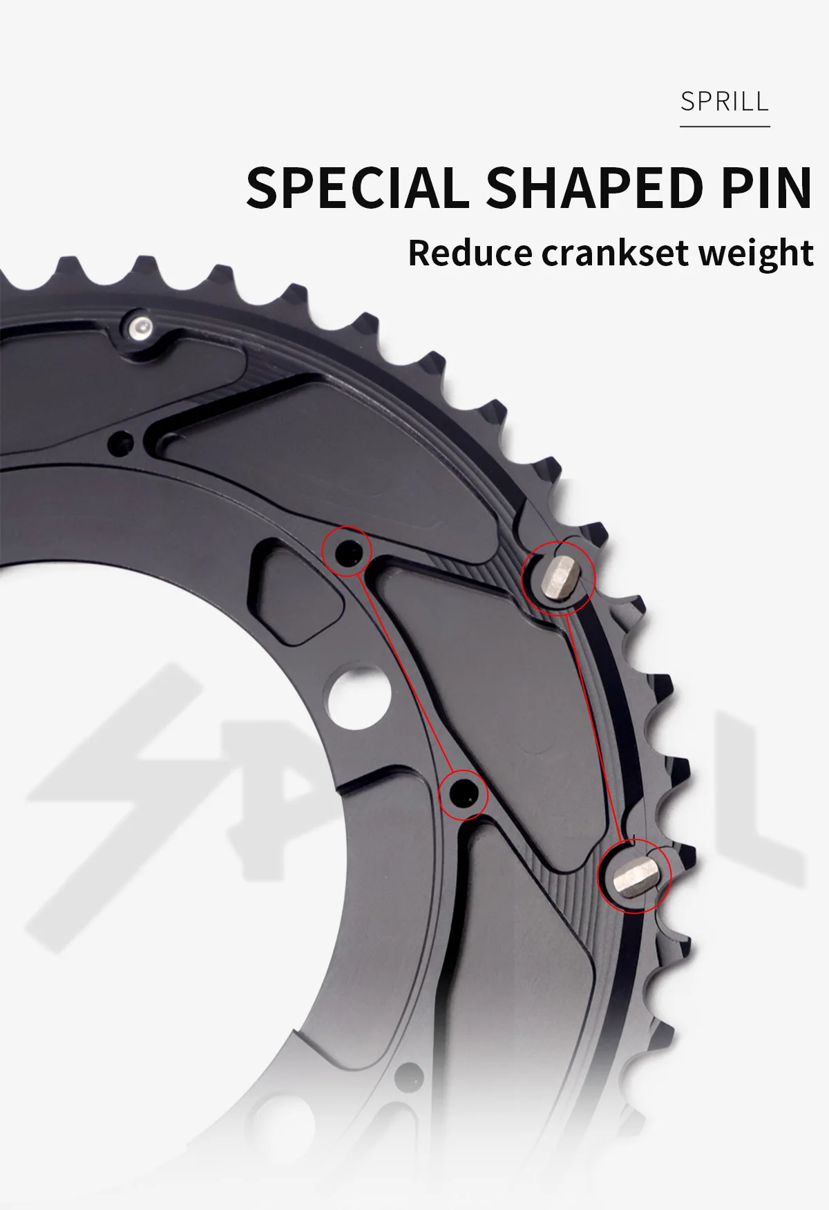 PASS QUEST X110BCD 2X AXS 12s Kettenblatt AERO Rennrad Gravelbike – Detail 10