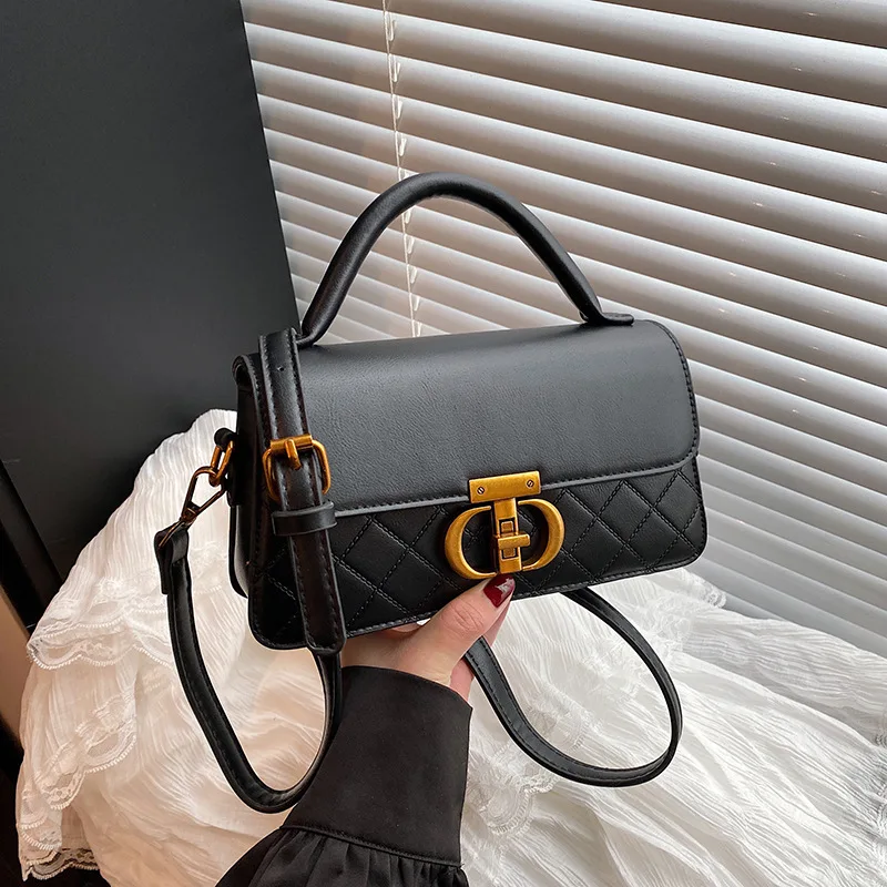 

2025 Spring Trendy Square Bag - Stylish Crossbody & Shoulder Purse for Women, Elegant Top Handle Bag, Minimalist Chic Handbag