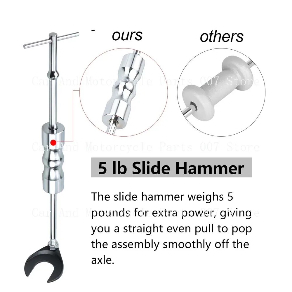 NEW Inner CV Joint Puller Tools Long Inner Axle Slide Hammer Removal Fork Tool Repair Tool