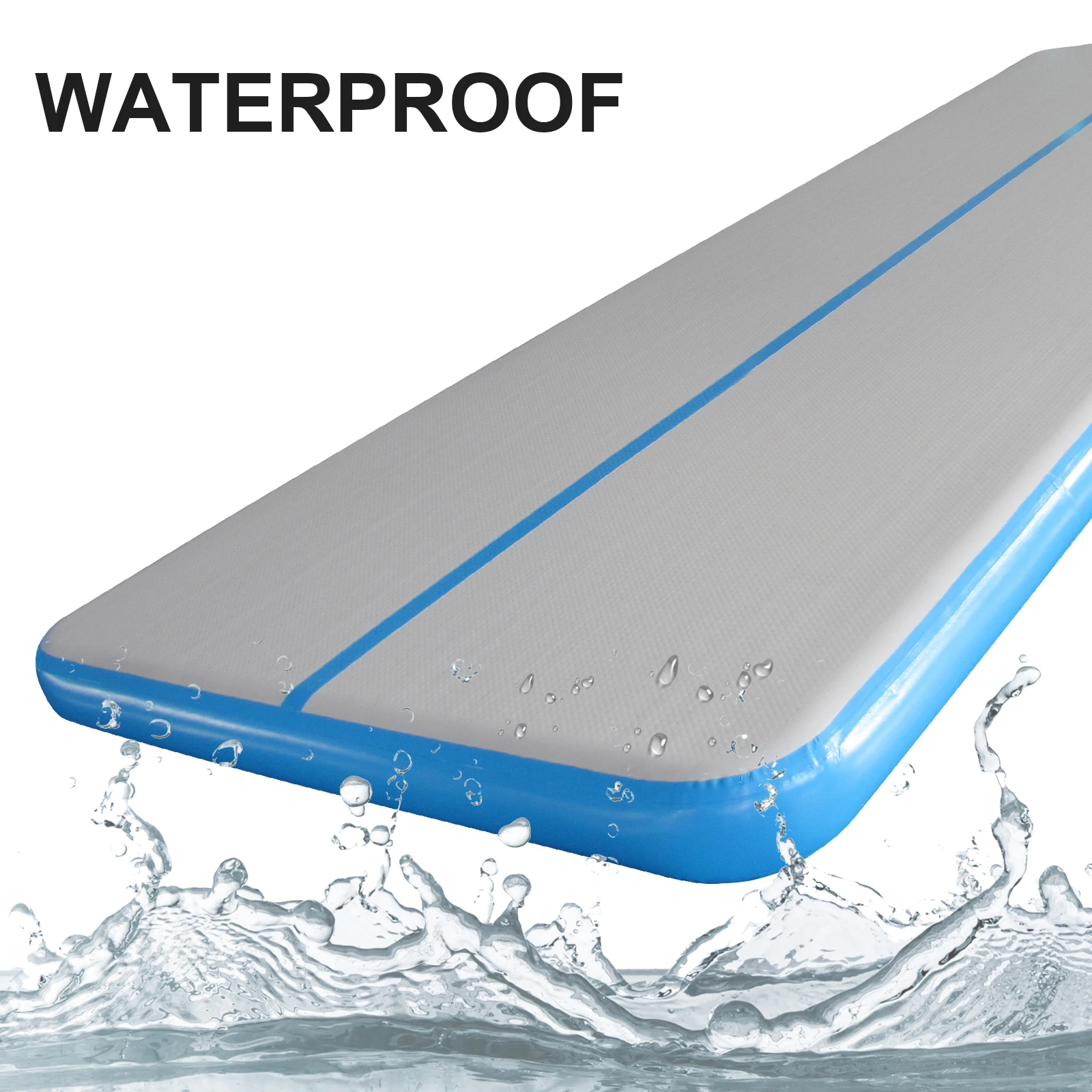 المصنع مباشرة 2m 3m 4m 5m 6m 12m PVC نفخ سجادة رياضية المسار الهوائي تراجع فراش أجهزة لياقة بدنية منزلية الجمباز اليوغا حصيرة #6