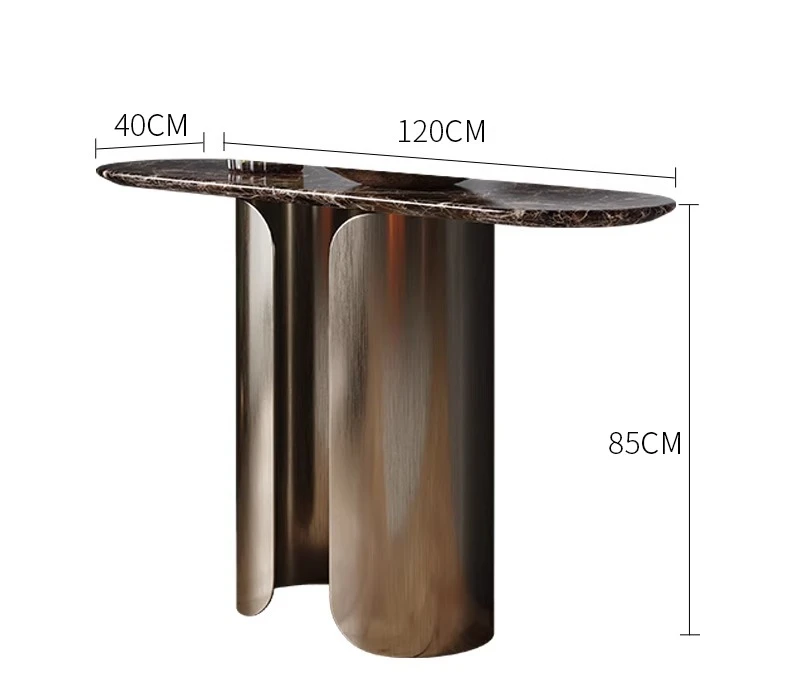 A High-end entrance table light luxury against the wall modern simple aisle ultra-narrow entrance cabinet