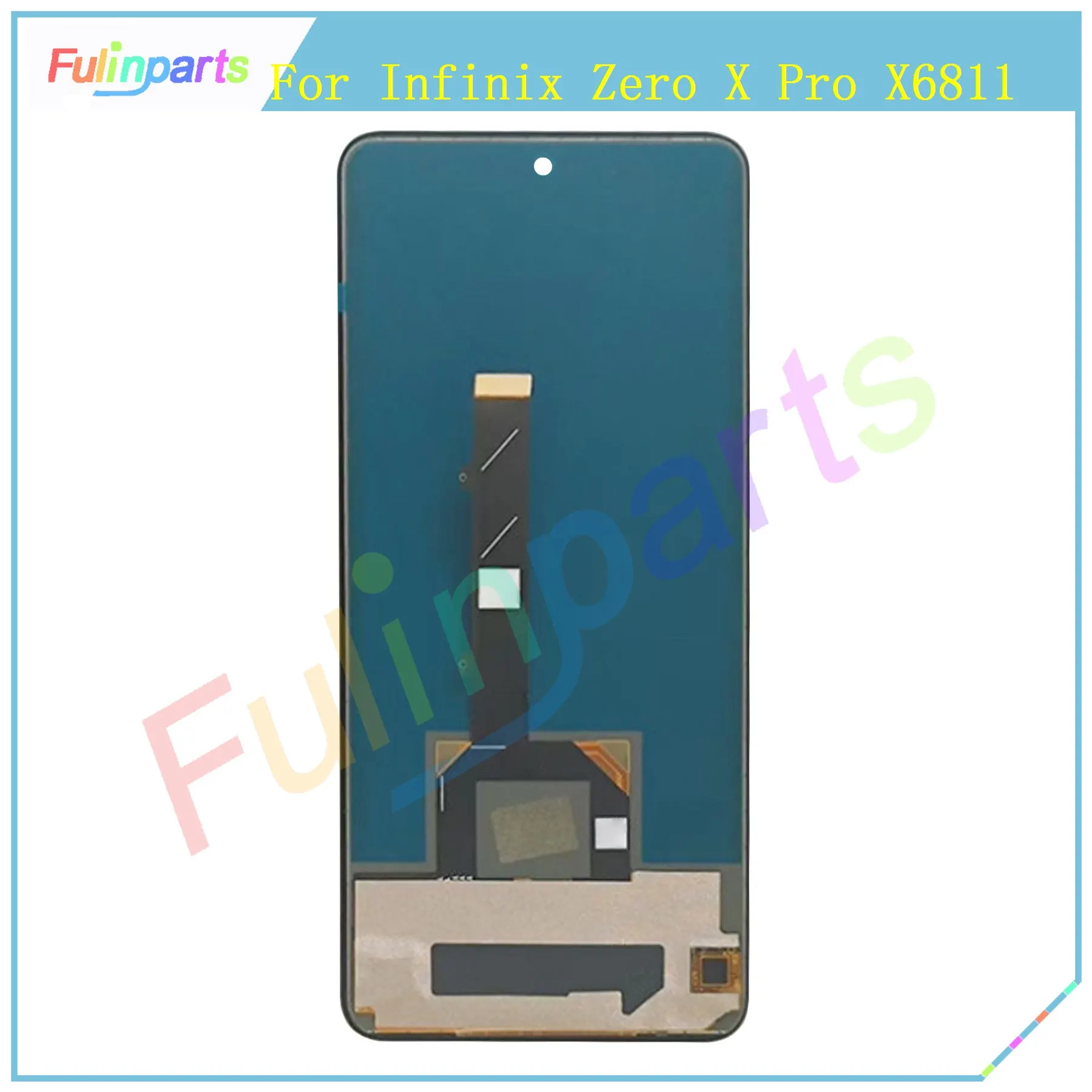 infinix-zero-x、zero-x-neo、zero-x-pro用x6810-x6811プレミアムlcdディスプレイ、タッチスクリーンデジタイザーパネルアセンブリ