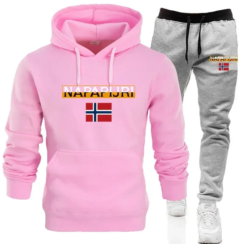 2025 Fashion Street's new Autumn and winter sets of sweatshirts, sportswear and casual running pants for college students