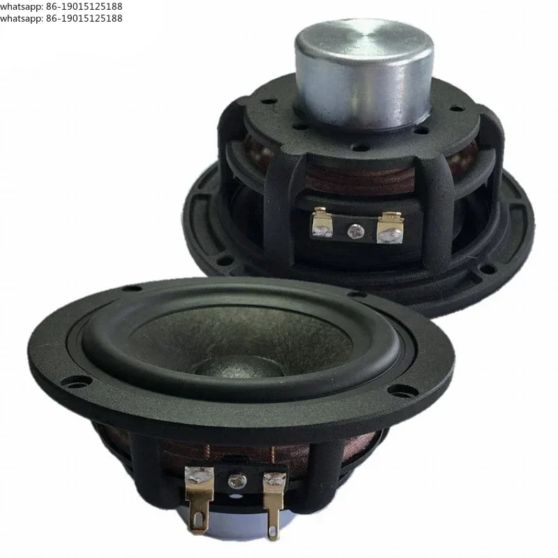1Pcs 4.5 Inch Full Range Sound Speakers 4 8 Ohm 30W 25 Core Midrange Speaker Carbon Fiber Cotton Audio Loudspeaker