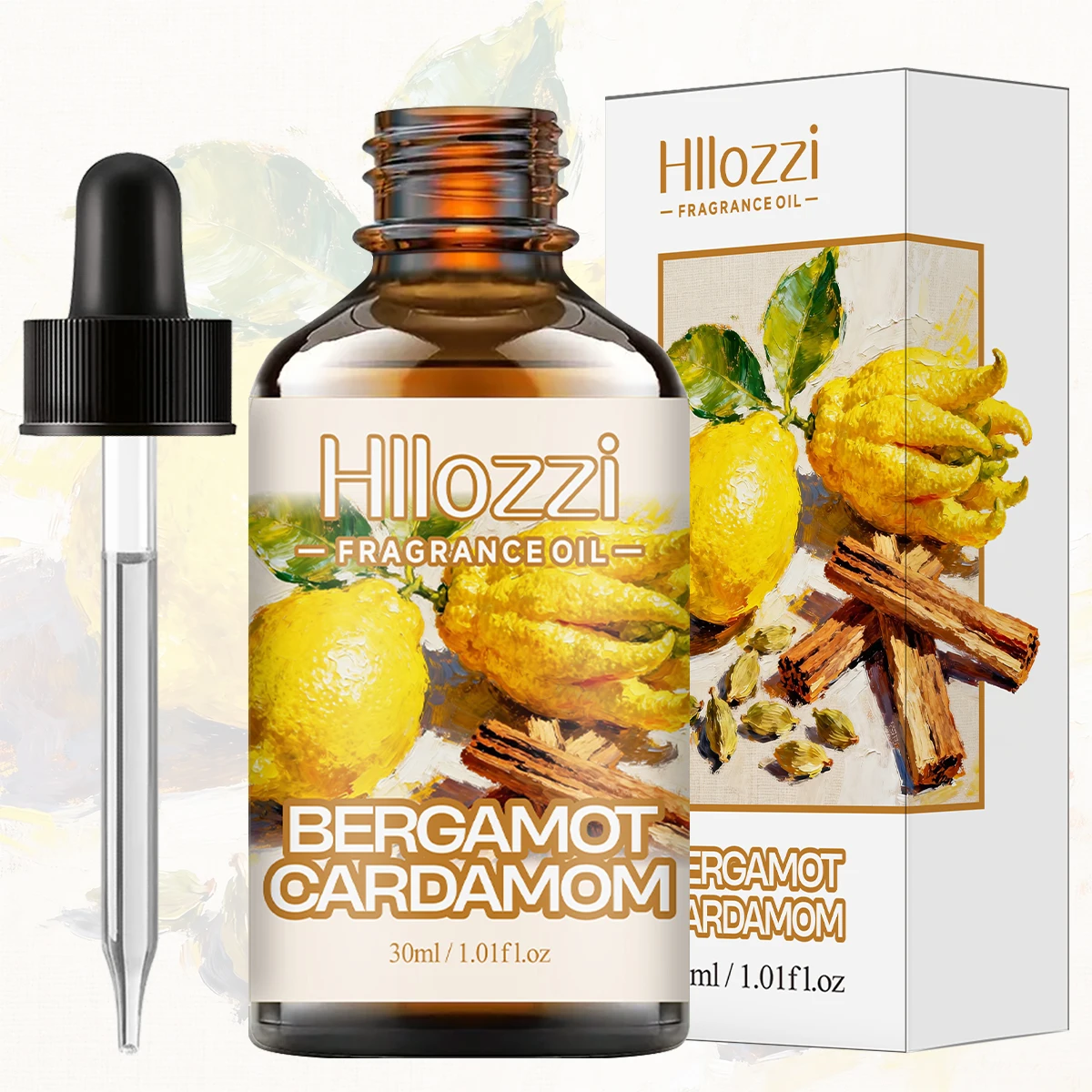 ACEITE AROMÁTICO DE BERGAMOTA Y CARDAMOMO Apto para humidificadores, difusores de aroma, uso en el hogar y el coche, aceites esenciales para fragancias DIY