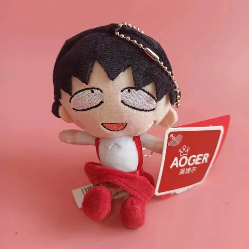 Porte-clés pendentif en peluche Chibi Maruko-chan, poupée en peluche douce et confortable, pendentif de sac à dos, cadeaux de vacances pour garçons et filles