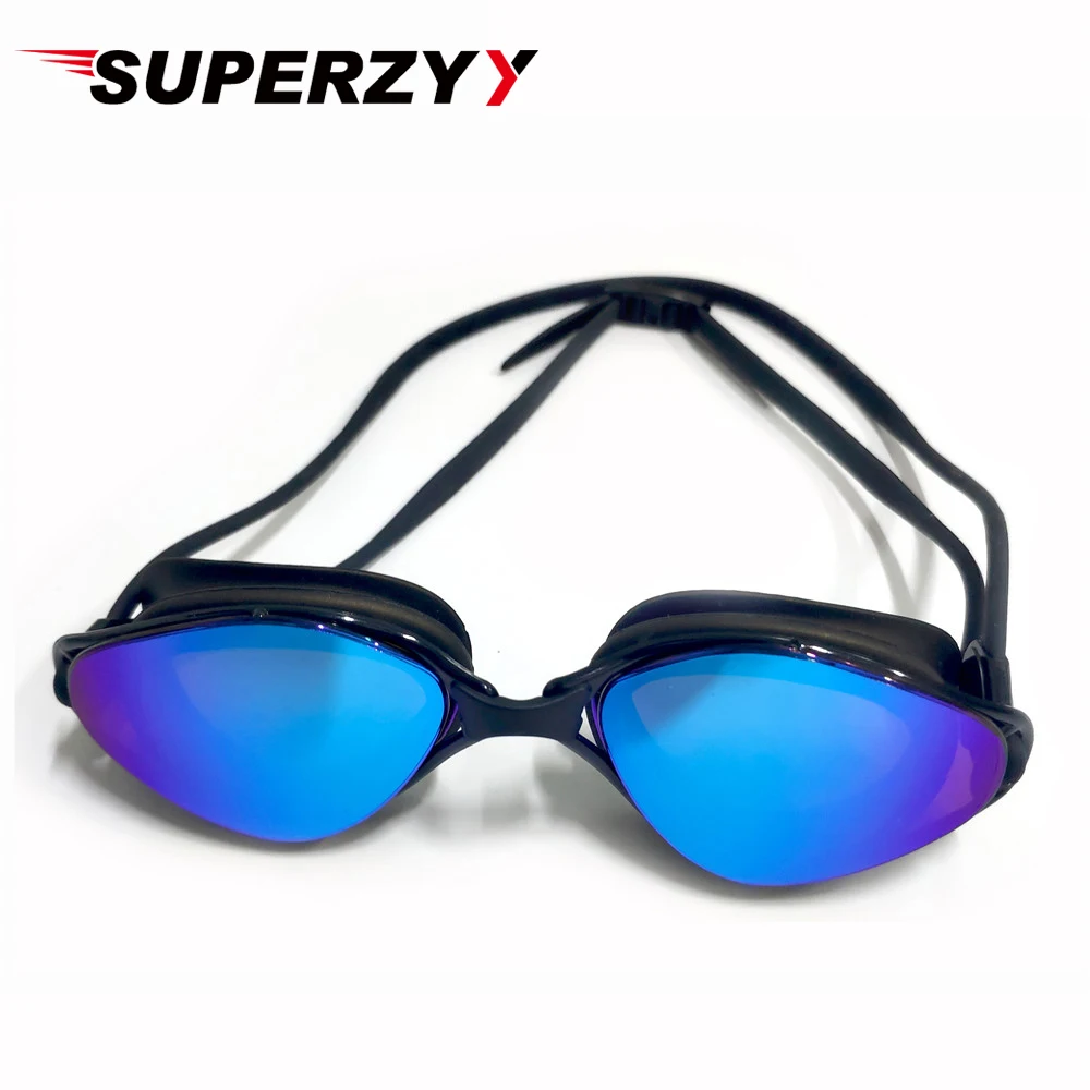 2022 New Professional Swimming Goggles Anti-fog UV Adjustable Plating Men Women Waterproof Swimming Glasses Adult Eyewear Multi