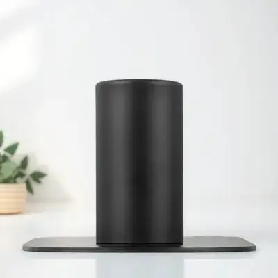 

1 pc Stage Speaker Iron Base Black Flat Bottom With Screw Holes Heavy Load Capacity For Party Performance Speaker Stand Mount