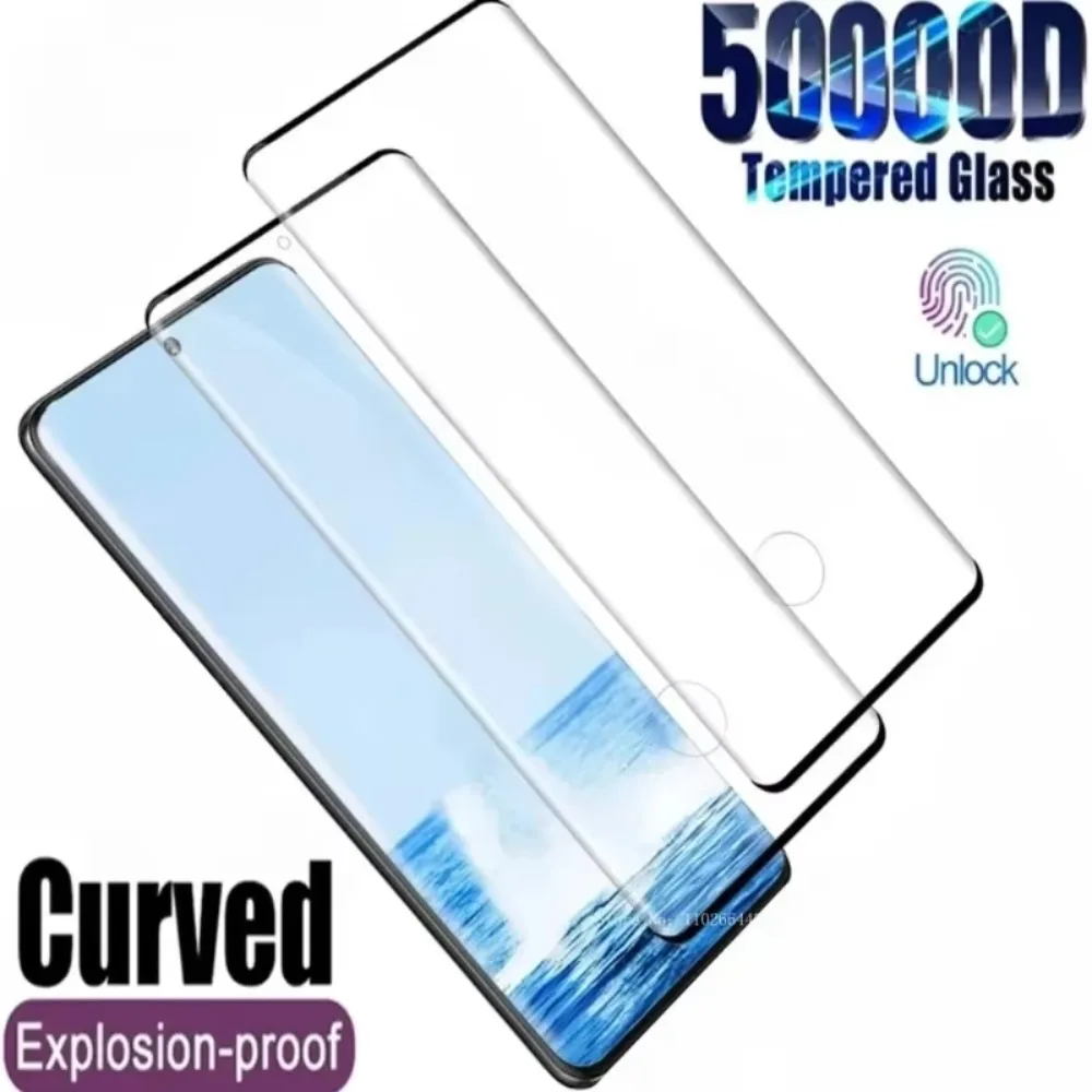 2PCS Curved Tempered Glass For Samsung Galaxy S21 S22 S23 S24 Ultra S20 Plus Screen Protector Note 20 10 9 Plus S10 S9 S8 Glass