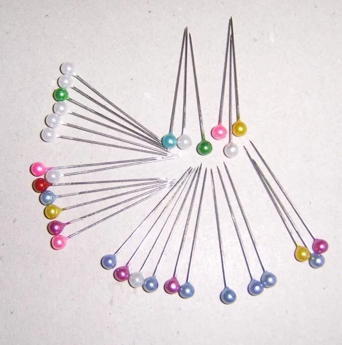 Pin One Box A Box Of Beads Needles Random Color Sewing Machine Parts