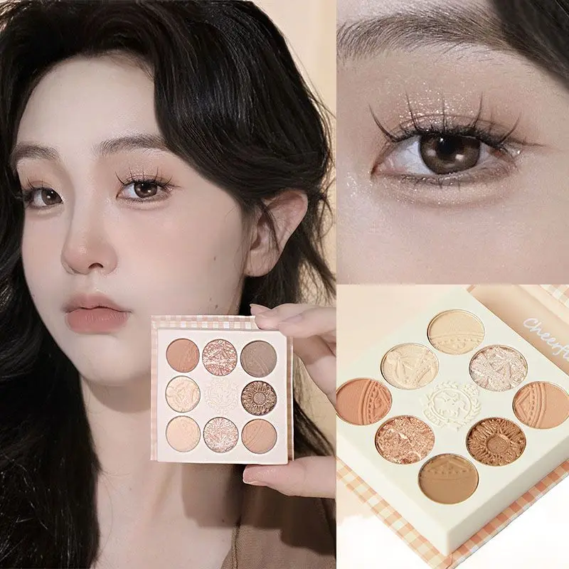 Cheerflor Angel Sculpting Eyeshadow Palette Earthy Tones Vintage Natural Matte Highlight Make-up EyeShadows