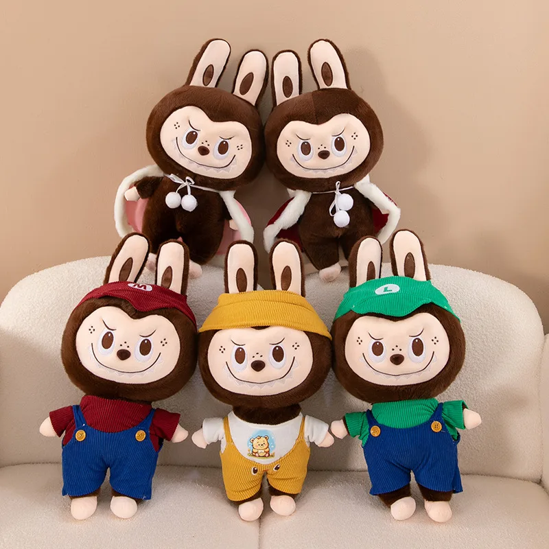 

New 50cm Kawaii Large Size LABUBU Bubble Mart Stuffed Plush Toy Cartoon Cute Labu Plush Doll Giving Girlfriend Birthday Gift