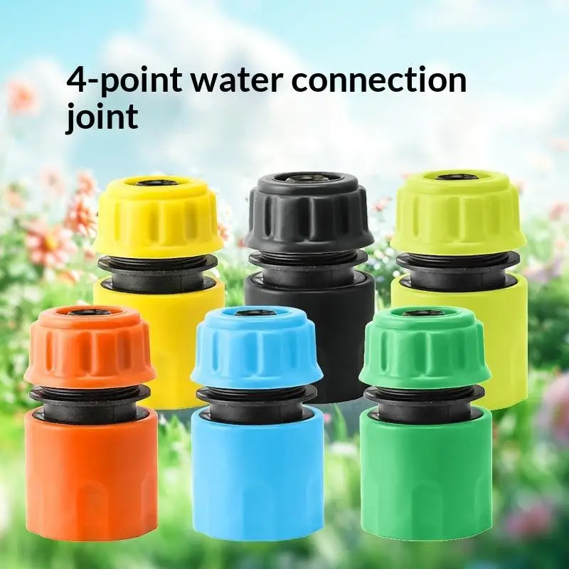 4‑Point Plastic Garden Hose Quick Connectors For Yard Watering Car Washing Household Garden Irrigation Tool Accessories ****
