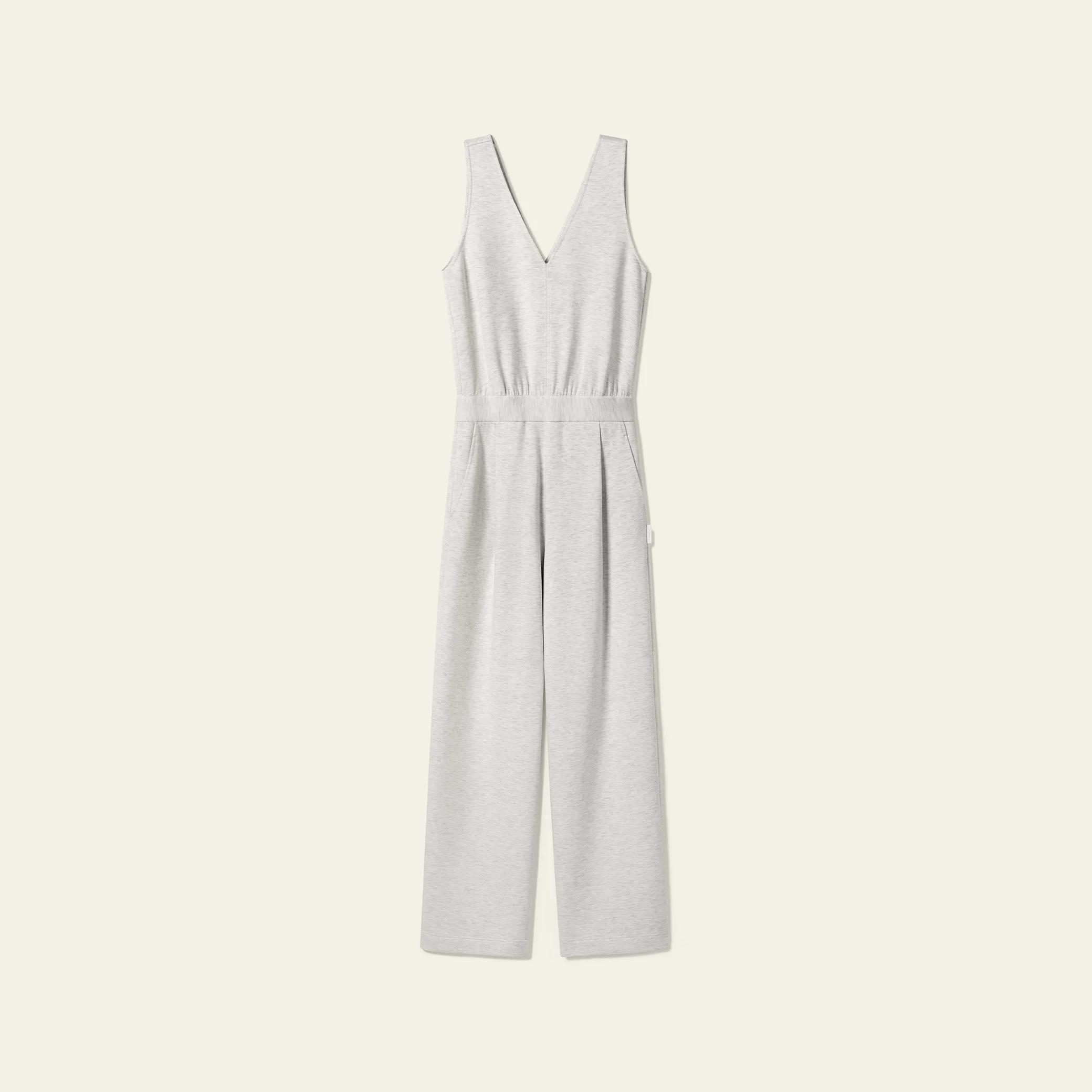 LILYSILK SILKAIRY™ V-neck Lounge Jumpsuit