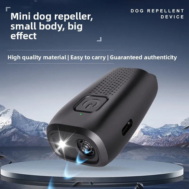 

New Mini Ultrasonic Dog Repellent High Power Smart Dogs Trainer Portable Barking Stopper Pet Dog Supplies
