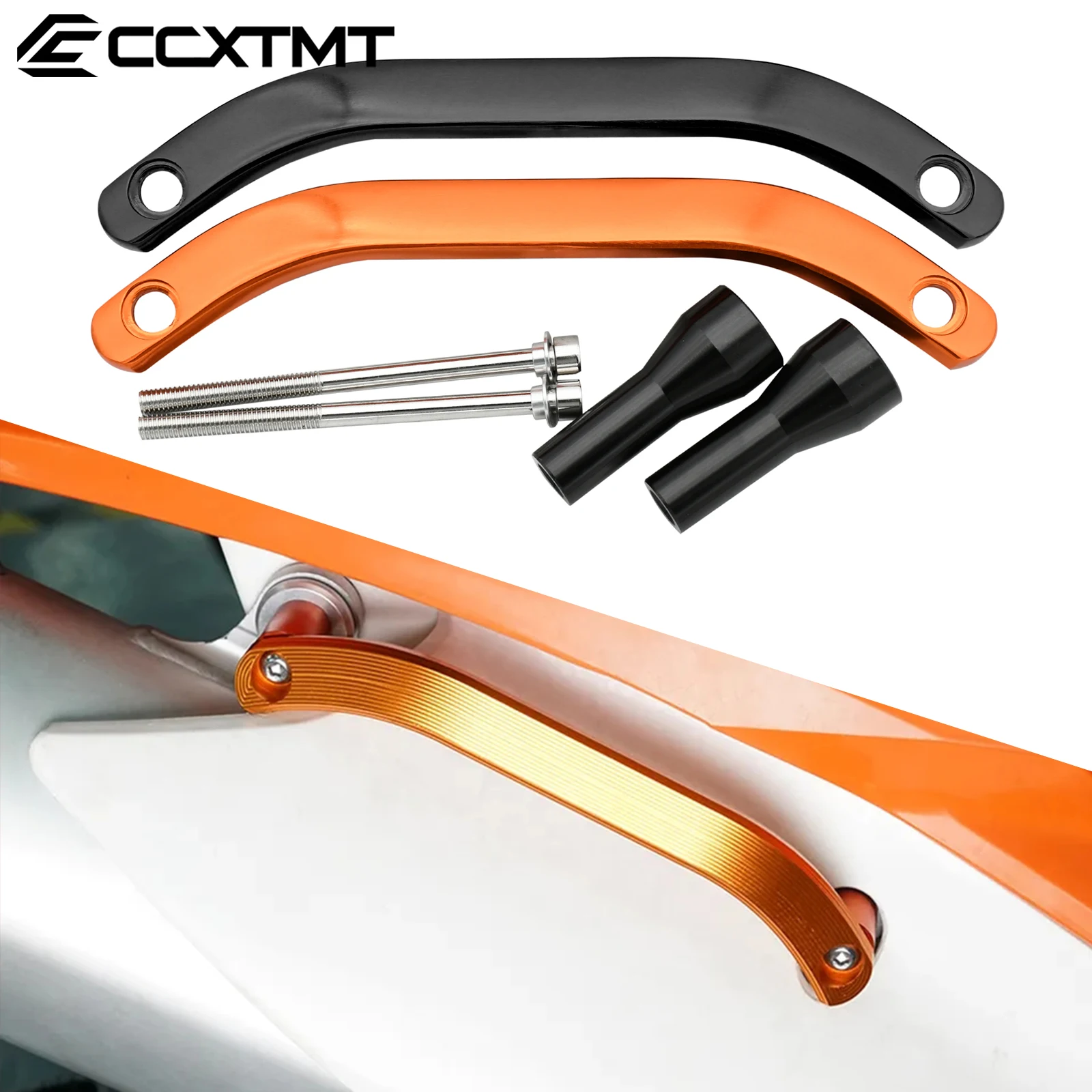 Motorcycle CNC Rear Passenger Seat Hand Grab Bar Rail For KTM SX SXF Factory Edition XC XCF XCW EXCF 125 150 250 300 350 450 500