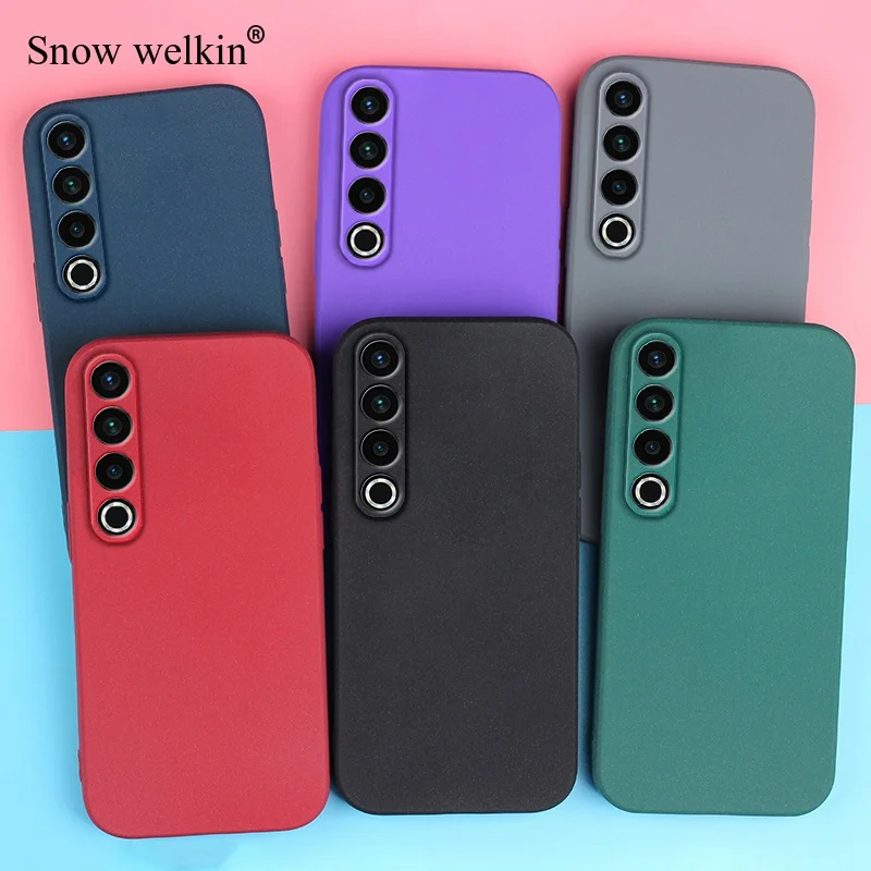 For Meizu 20 Sand Matte Soft Silicon Shockproof Case For Meizu 20 18 18S 17 16 16S 16X 16XS 16T 18X Pro Plus Phone Cases Cover