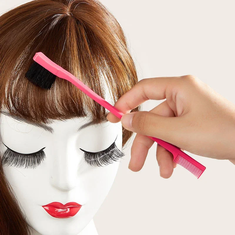 전문가용 양면 컨트롤 브러시, 하이 브러시, 가장자리 브러시, 이발 도구, 헤어 액세서리